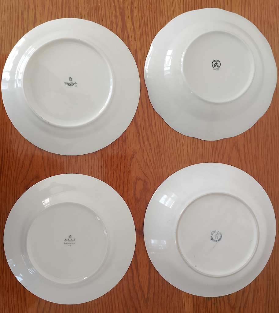 9 Adet Porselen Tabak Antika Vintage Koleksiyonluk Dekorluk - 6