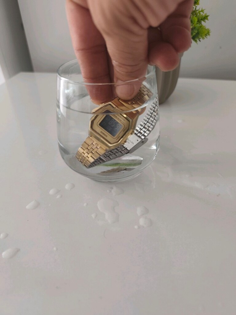 Orjinal Casio Mini Çelik Dijital Kadın Saat - 16