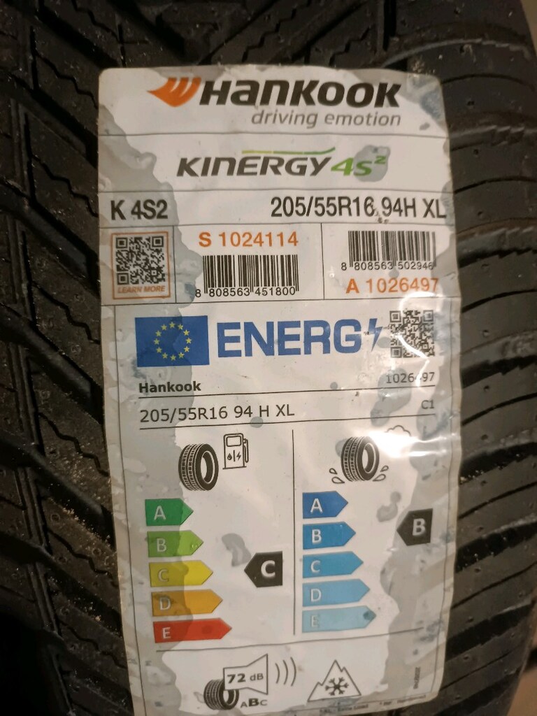 Hankook 4 mevsim lastik 205/55R16 94H XL - 2