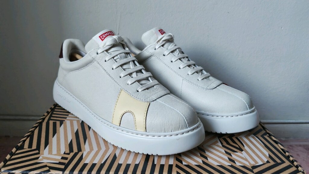 Camper Twins Beyaz Deri Kadın Sneaker - 2