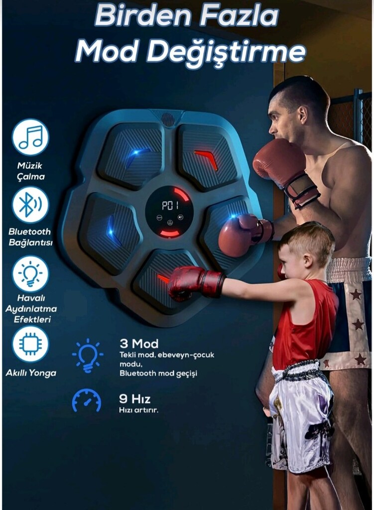 Bluetooth Hoparlör Özellikli Boks Makinesi - 9