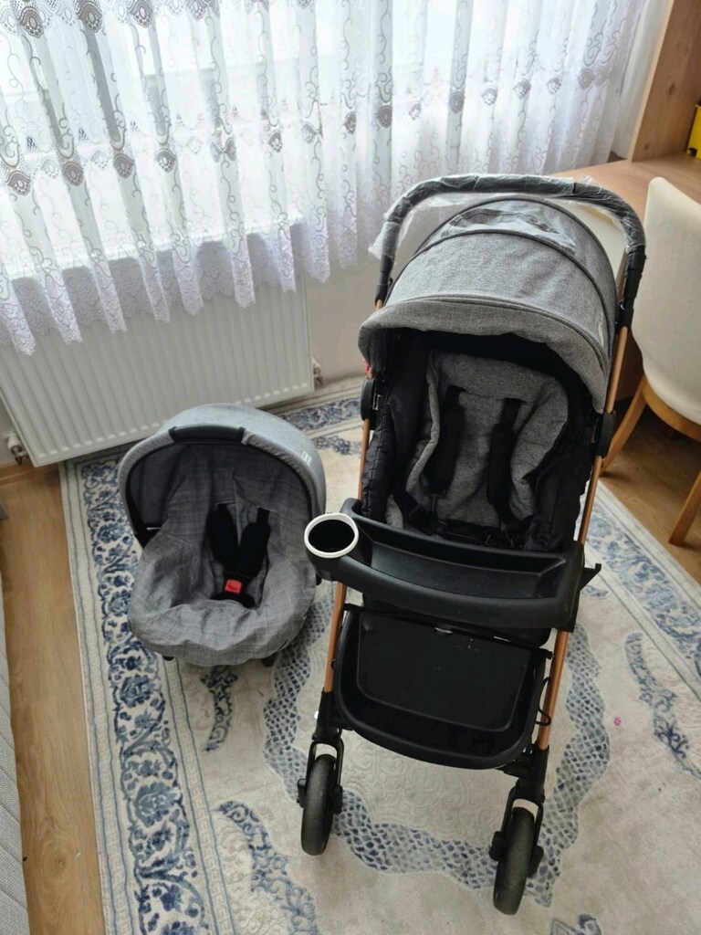 SIFIR AYARINDA TRAVEL SİSTEM BEBEK ARABASI VE PUSETİ - 9