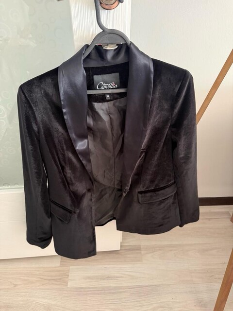 House of Camellia Kadife Blazer Ceket