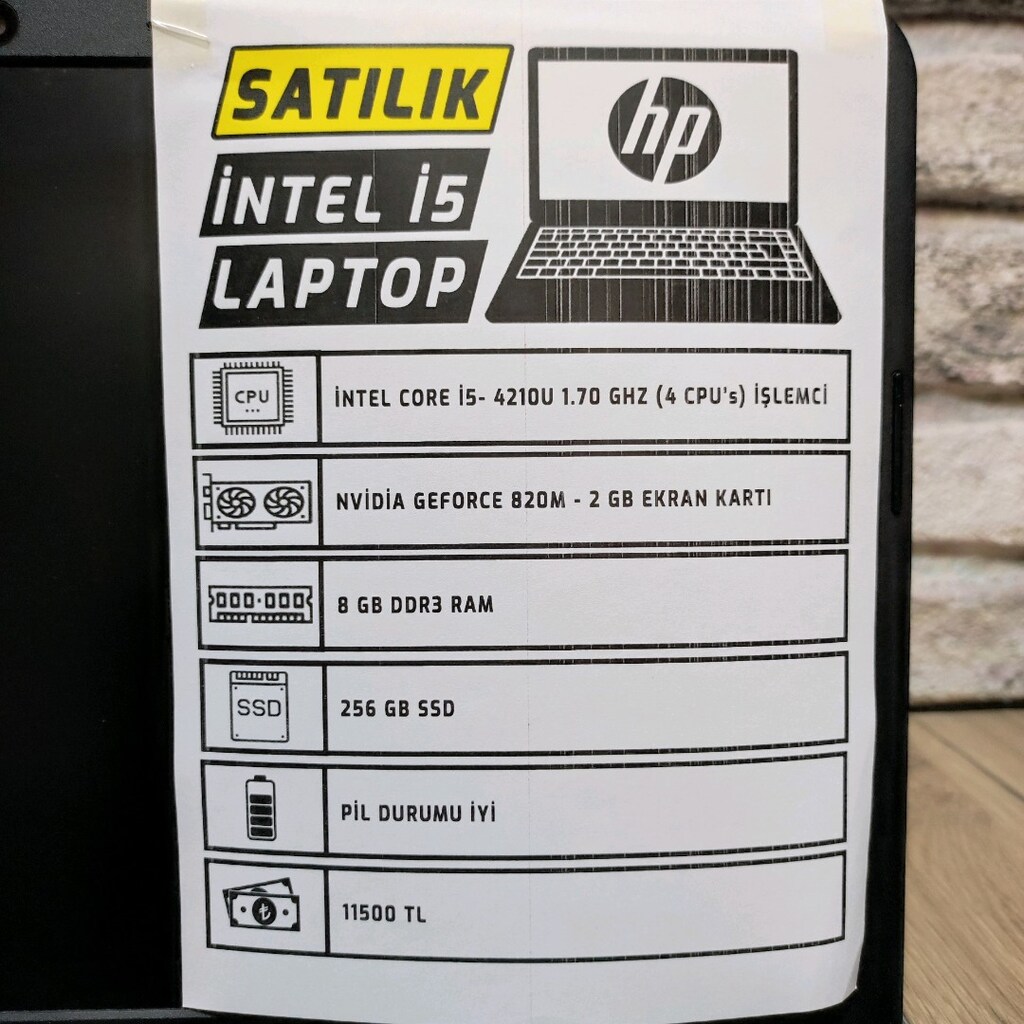HP İ5 LAPTOP / OKUL / OFİS / İŞ BİLGİSAYARI OKULA DÖNÜŞ KAMPANYASI - 5