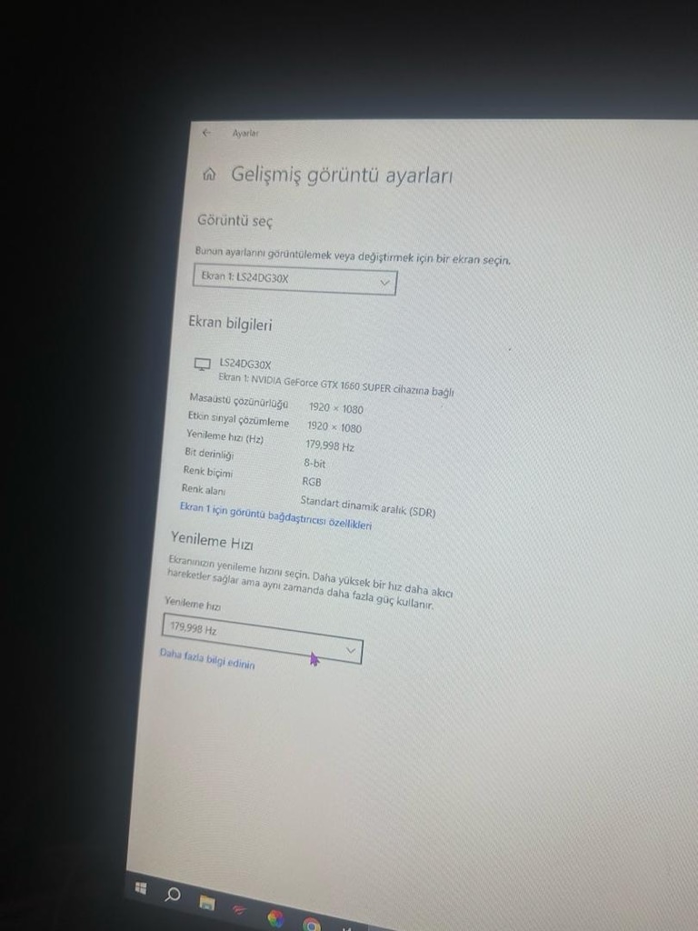 Tertemiz oyuncu sistemi GTX 1660 super - 2