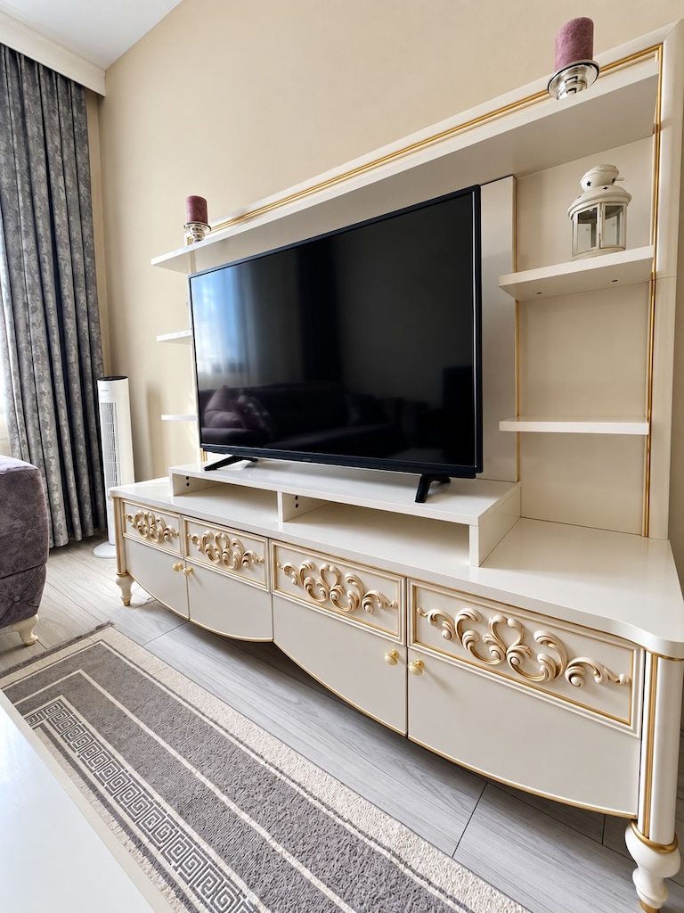 2 Gri Koltuk + Orta Masa + TV Ünitesi – Takım - 5
