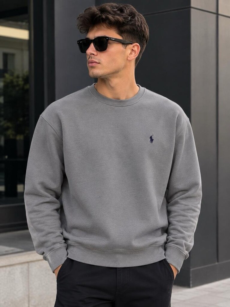 Sweat polo ralph lauren double face kumaş - 6