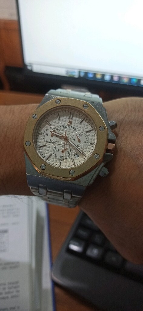 Audemars Piguet fonksiyonlu takvimli pilli çelik kol saati - 16