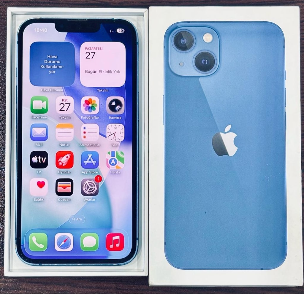 İPHONE 13 128 GB FUUL ORJİNAL PİL/79 - 2