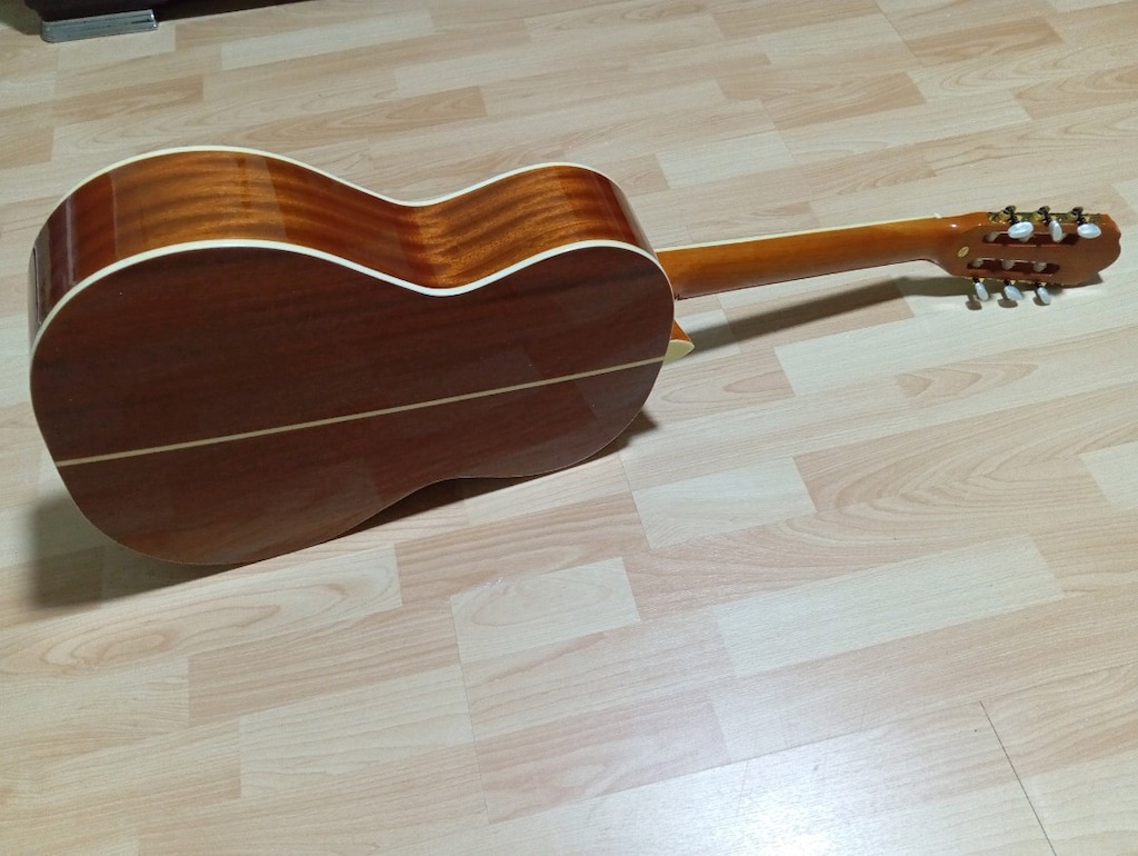 4/4 SAP AYARLI GÜL KLAVYE GÜL EŞİK LADİN MAUN AĞACI PROF KLASİK GİTAR - 6