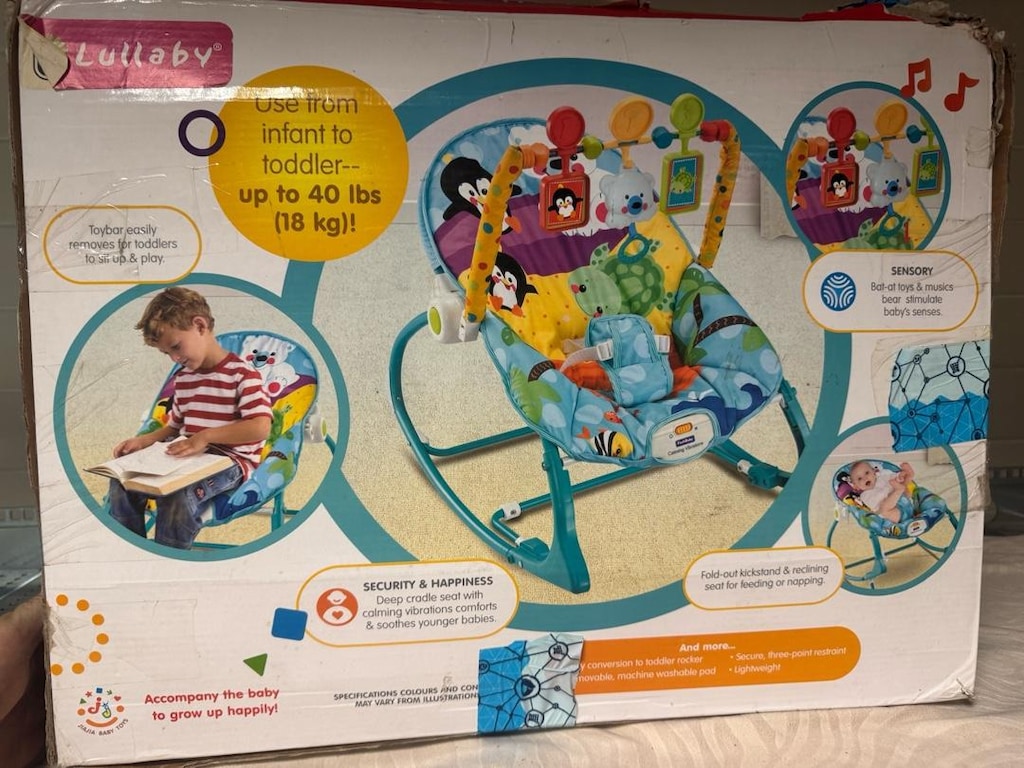 Sıfır Lullaby Titreşimli Ana Kucağı & Sallanır Koltuk (0-18 kg) - 5