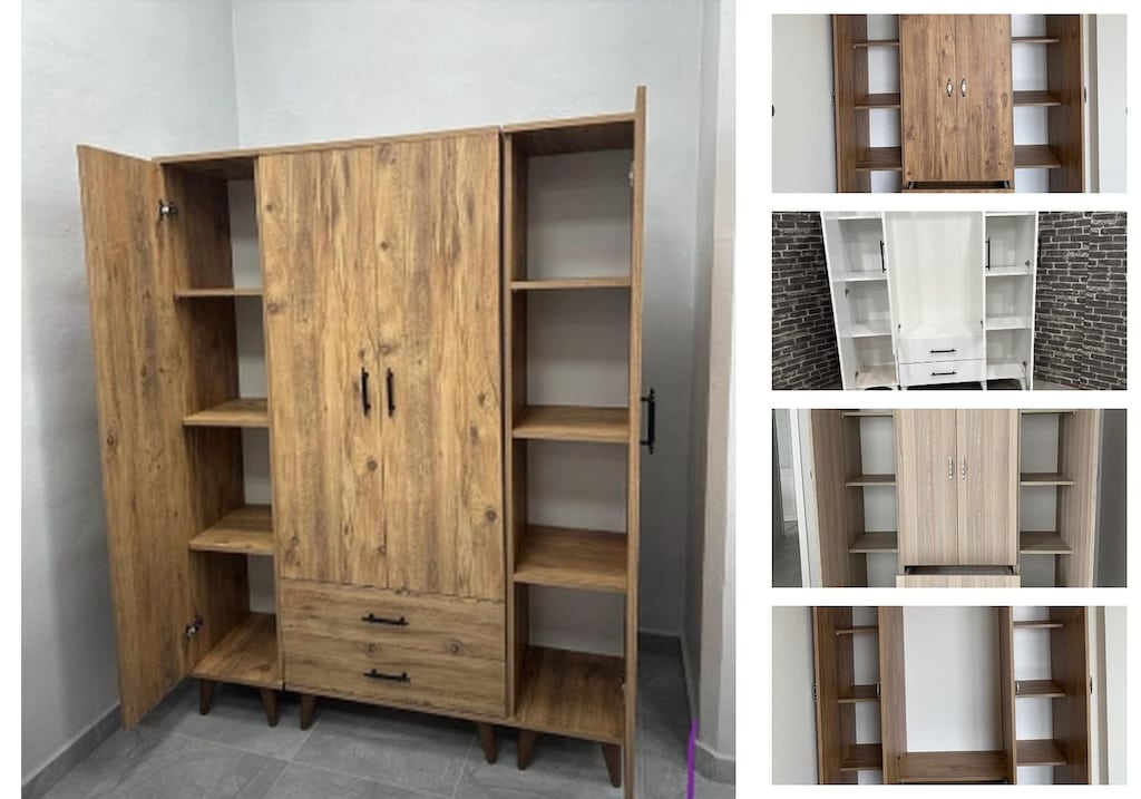 4 kapaklı elbise dolabı zbqcahmkbt - 3