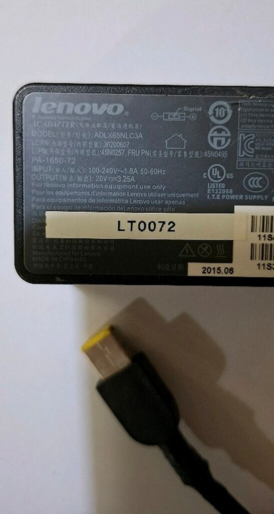 Orjinal Lenovo 20v - 3.25a Notebook Adaptör Usb Soket - 6