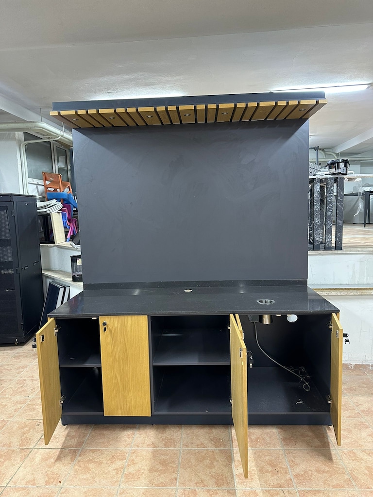 KLAS OFİS ÜSKÜDAR 200x80x242 cm MERMER TEZGÂHLI BANKO İKİNCİ EL - 3