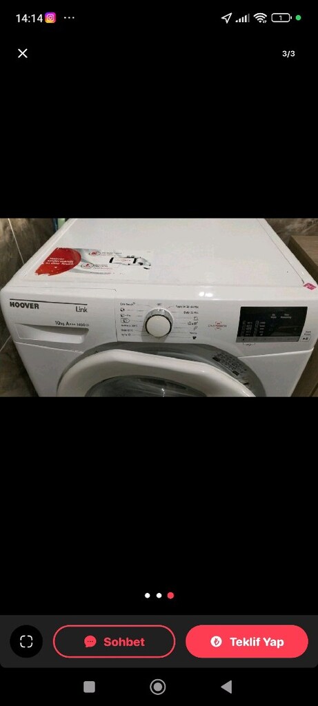 Hoover çamaşır makinesi - 3