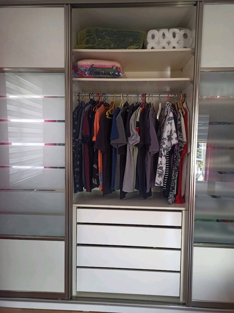 Özel Yapım MDF Gardolap ve Komidin - 3