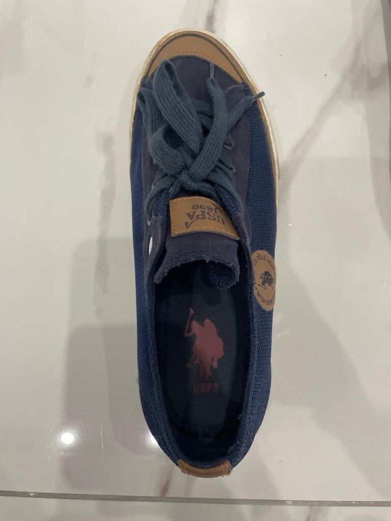 Orjinal Polo (USPA) mavi kahverengi Ayakkabı - 4