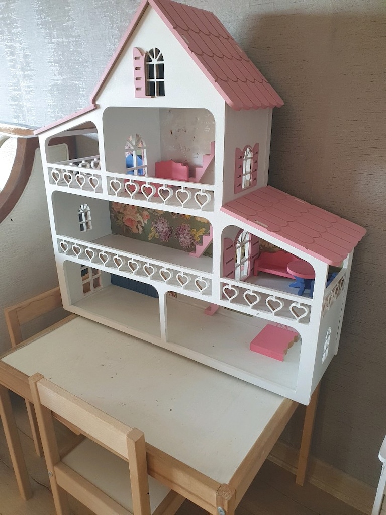 Ahşap Oyuncak Evi Barbie Evi - 2
