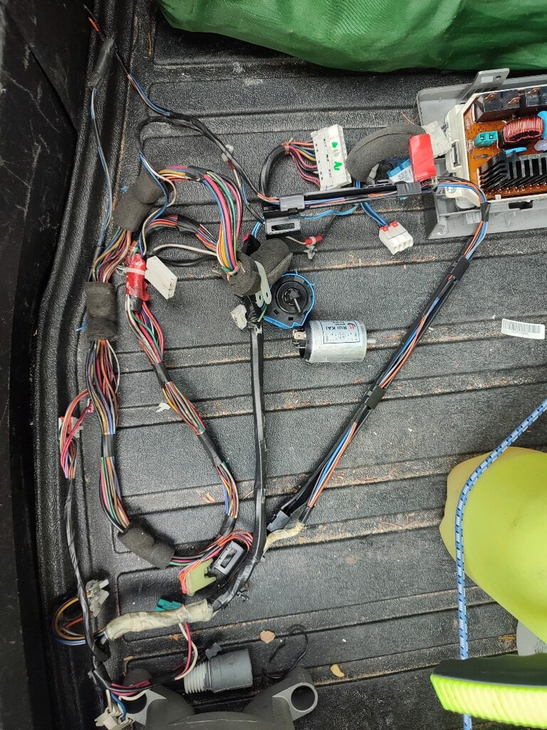 Samsung Çamaşır makinesi Ecobubble 9kg motor ve diğer parçaları - 11