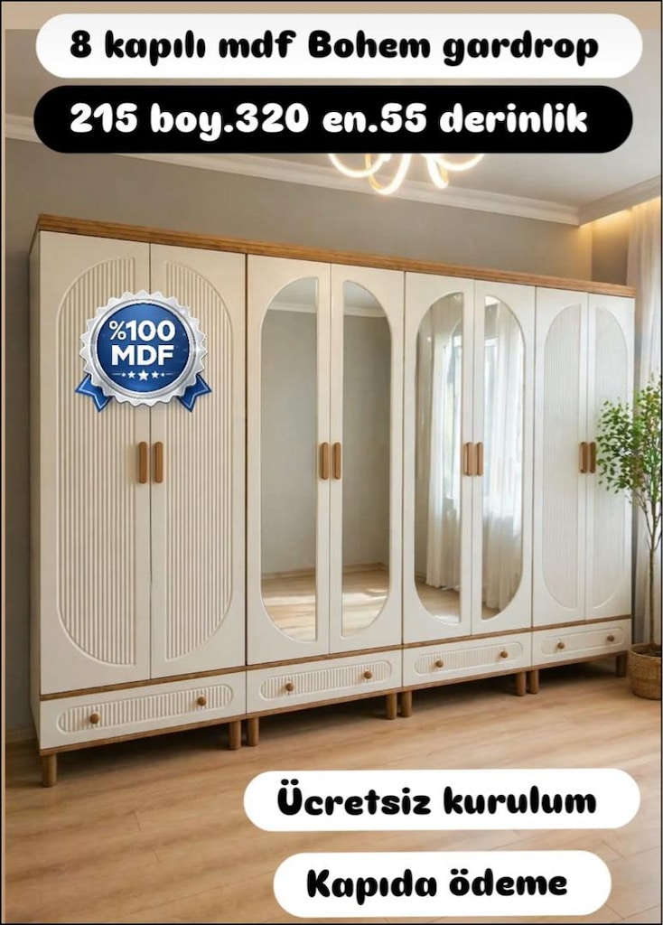 8 kapılı GARDROP - 7