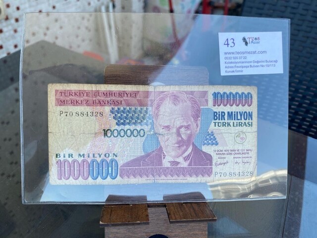 Eski Kolekdiyonluk Para 1 Milyon Tl