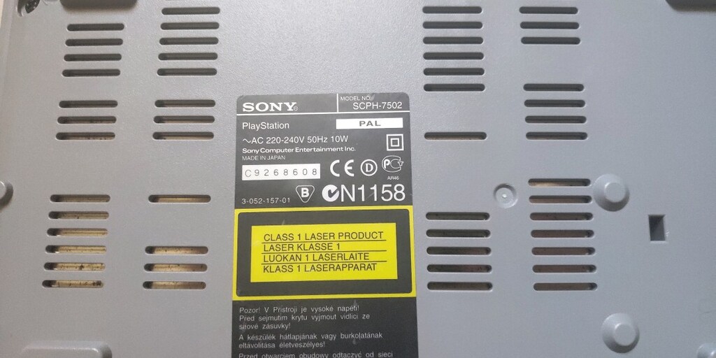 PS1 Kalın Kasa Scph 7502 / Made in Japan Sürüm - 5
