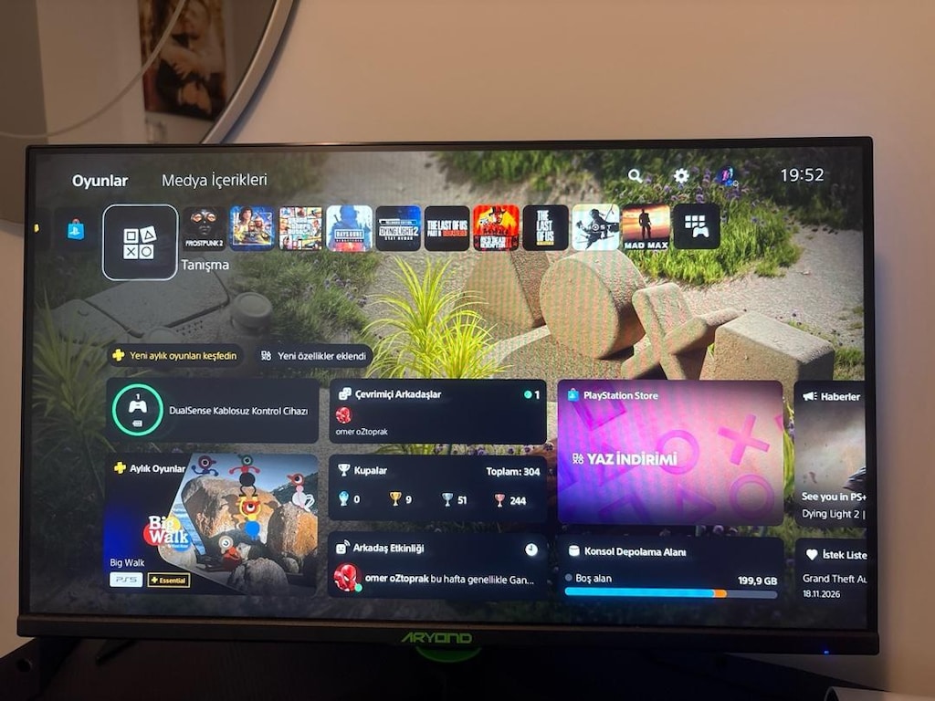 ARYOND A24 V1.1 24" 144Hz 1ms IPS Gaming Monitör | Ümraniye | Kutu Fiş - 3