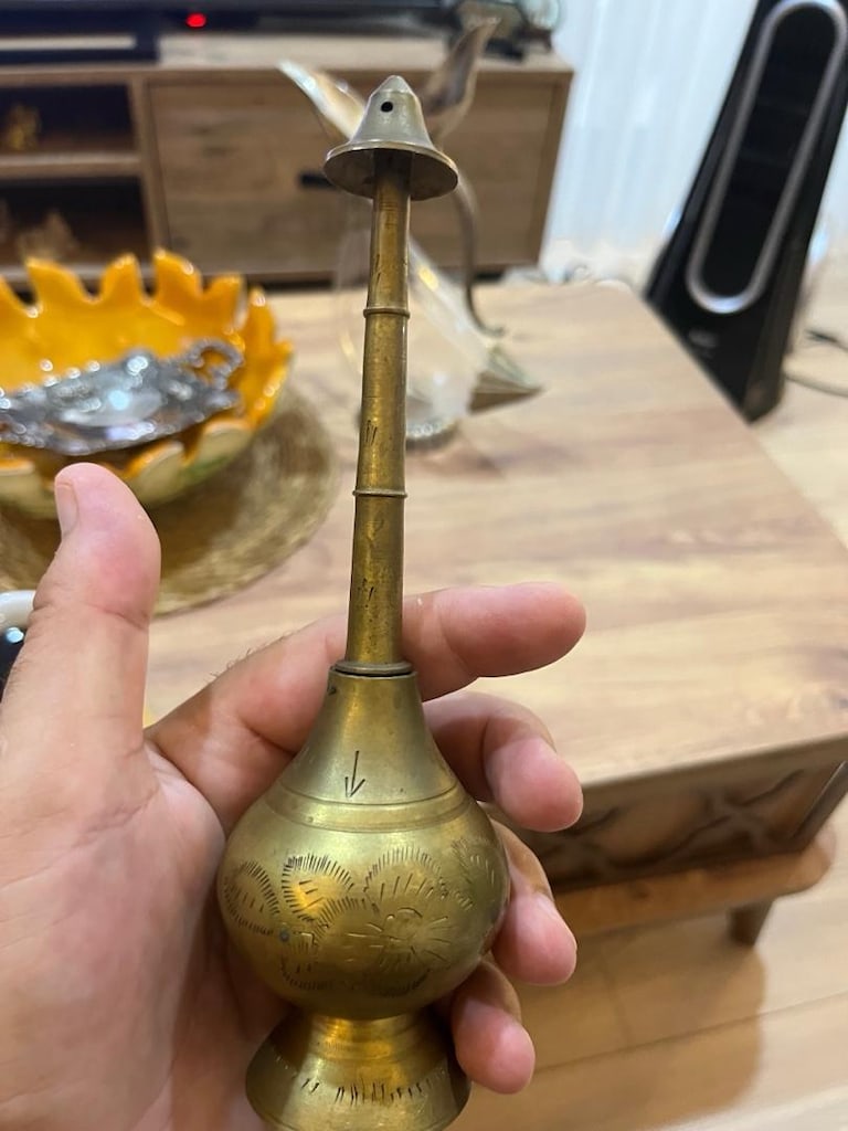 pirinç gülabdan (gül suyu şişesi) - 6