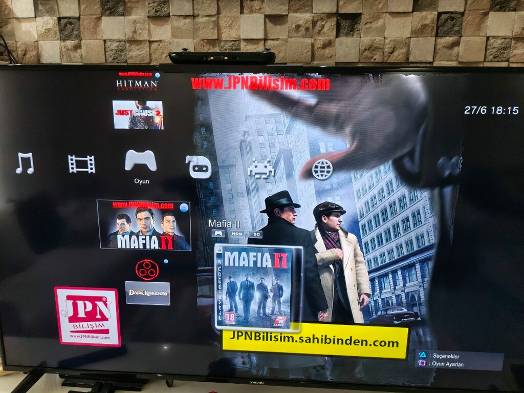 PS3 SLİM FULL OYUN LU 2 KOLLU - 10
