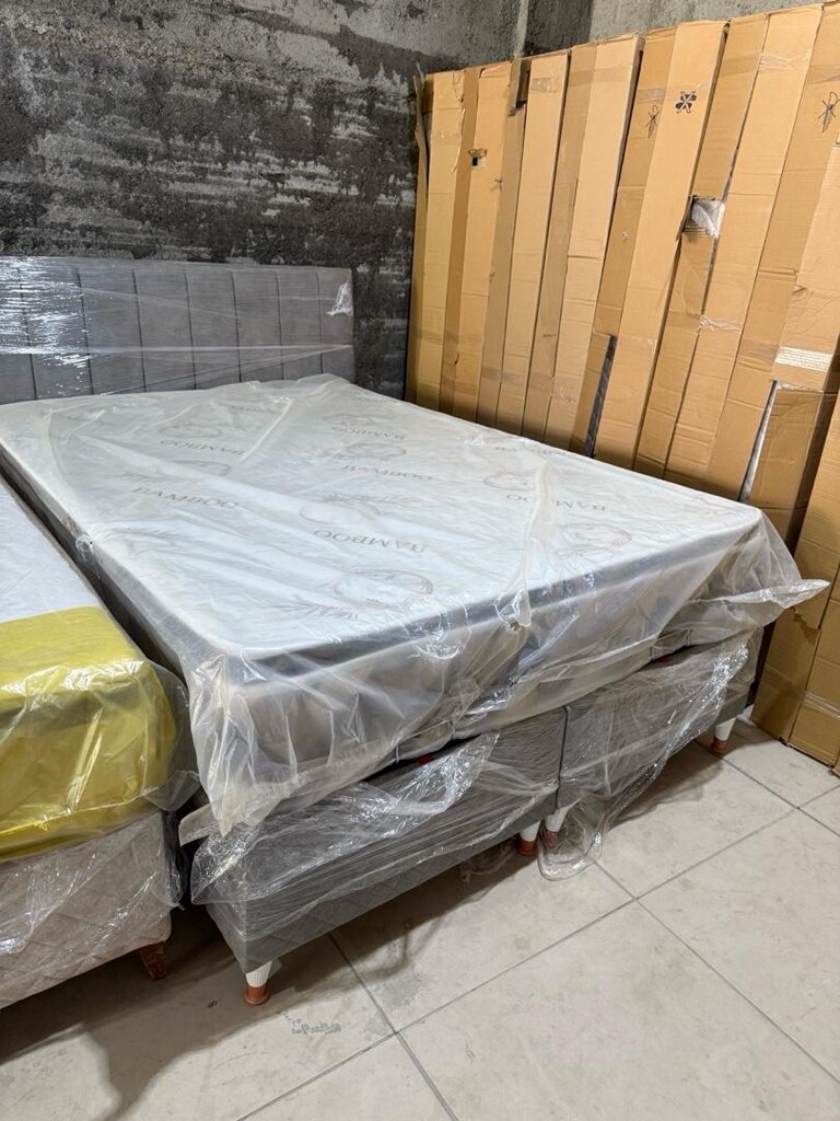 sıfır lüks çift kişilik baza başlık yatak - 3