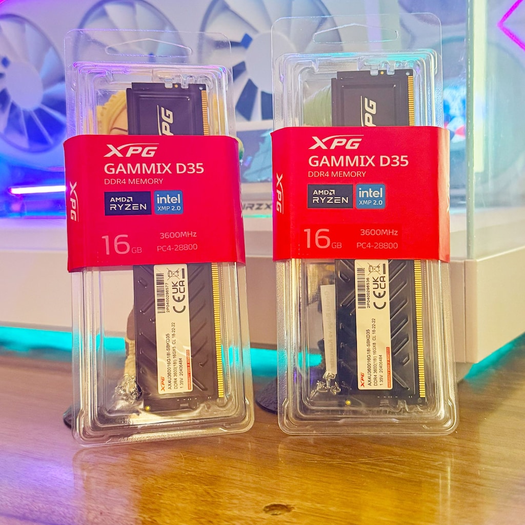 XPG Gammix D35 32GB (2x16GB) 3600MHz CL18 DDR4 Masaüstü RAM Seti - 3