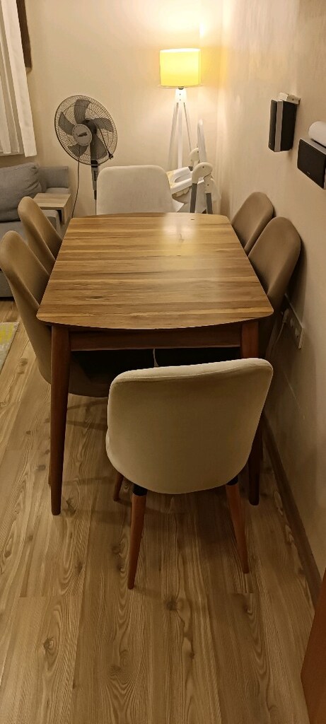 yemek masası ve 6 sandalye - 4
