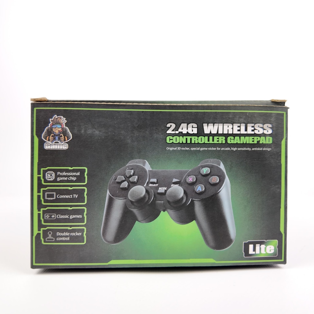 2.4G WIRELLES CONTROLLER GAMEPAD RETRO OYUN KONSOL TV BAĞLANTILI - 2