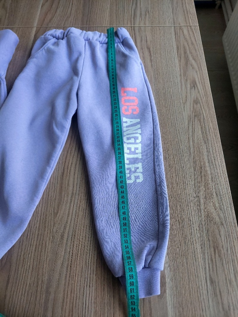 WOW yazı desen Lila sweat Eşofman Takımı - 11