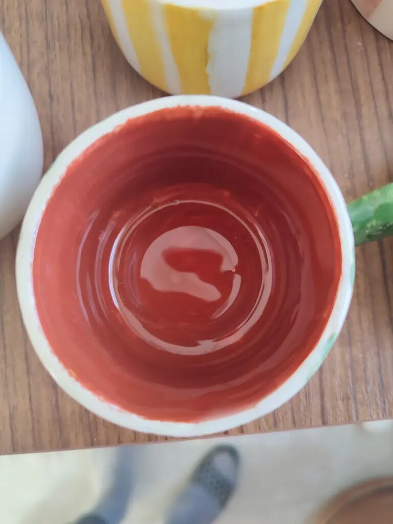 Sevgililer gününe özel seramik fincan el yapımı - 5