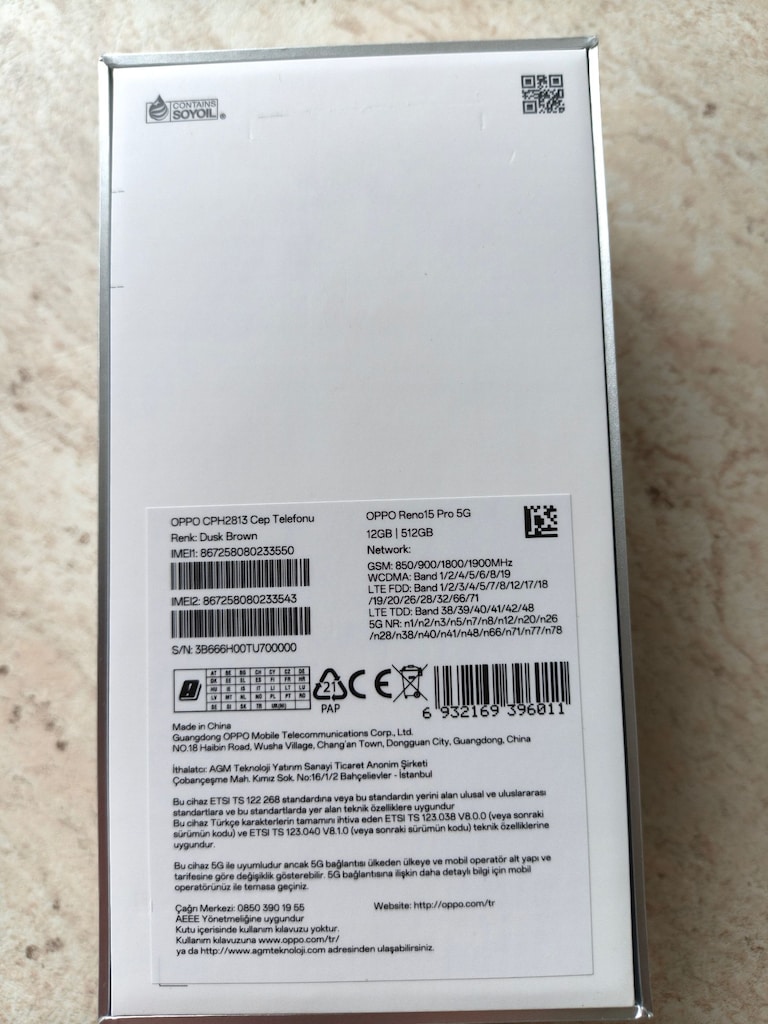 oppo reno 15 pro 512 GB cam ekran koruyucu var - 8