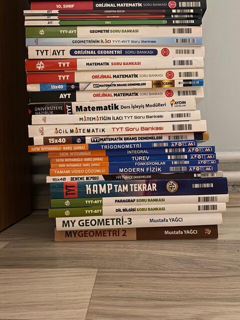 TYT AYT test/ders kitapları