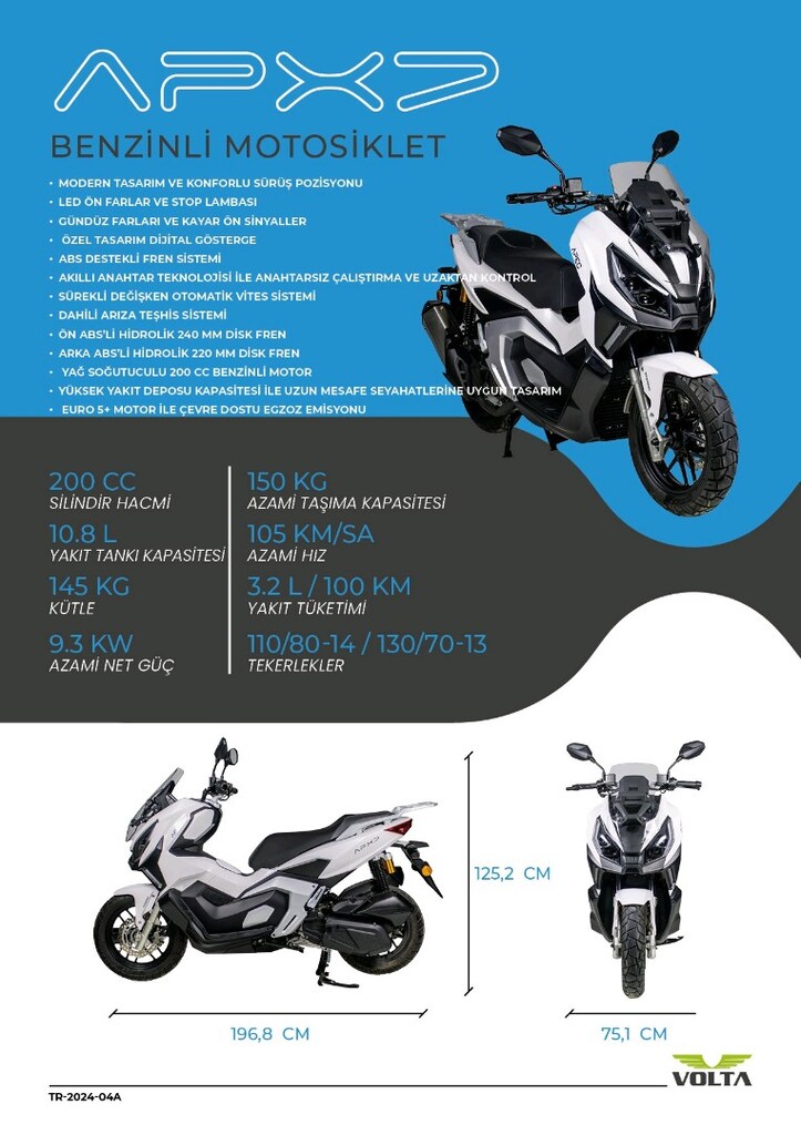 yerli pcx.. 200 CC.. apec apx7 - 2