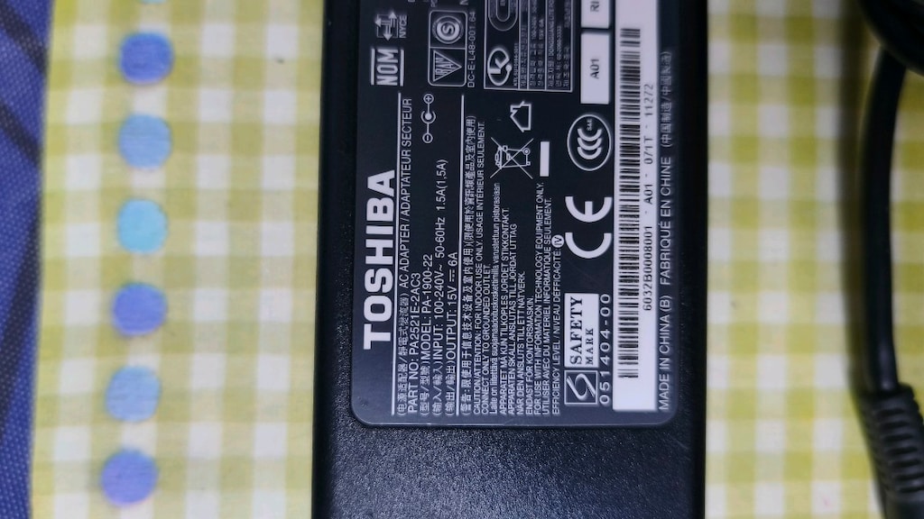 Orijinal Toshiba Laptop Adaptörü 15V 6A (PA-1900-22) – Sorunsuz - 7