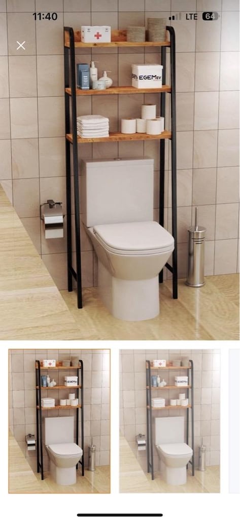 Wc üstü banyo rafı/ Tuvalet üstü banyo rafı - 2