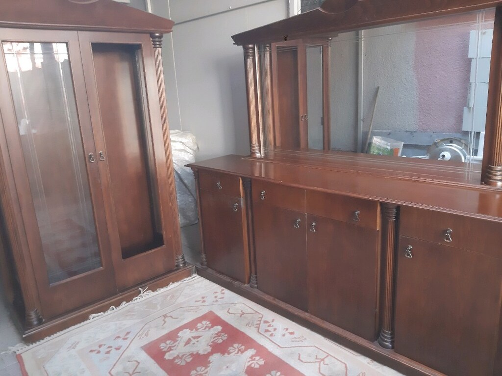vitrin gümüşlük&aynalı konsol - 3