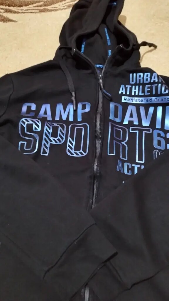 #CampDavid marka kapişonlu pamuklu sweat mont..Bu tipten çok var..Mavi - 3