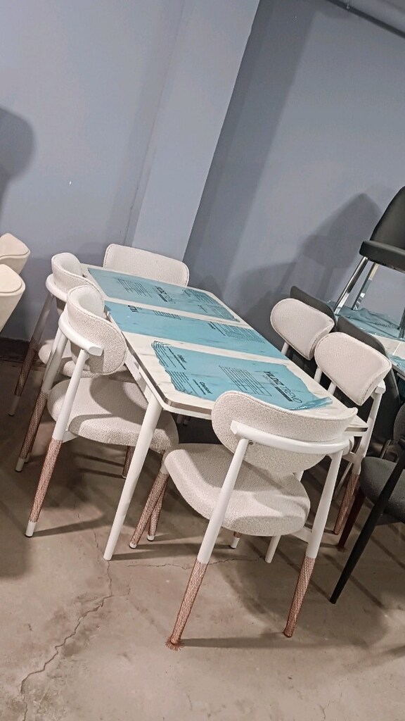 Kaliteli ve uygun fiyattan Bohem masa 6 sandalye takımı - 6