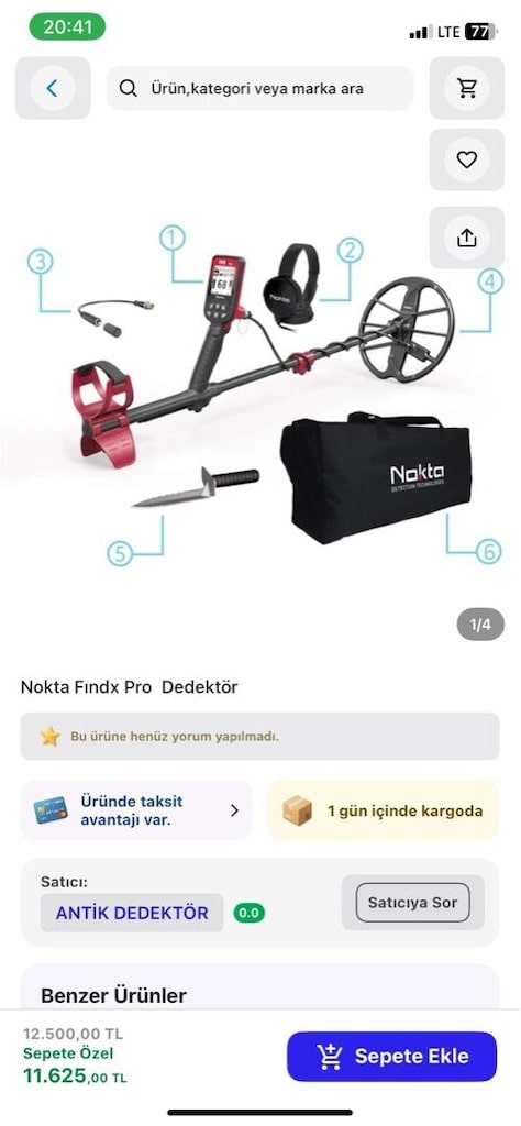 nokta findx pro dedektör PAZARLIK YAPILIR