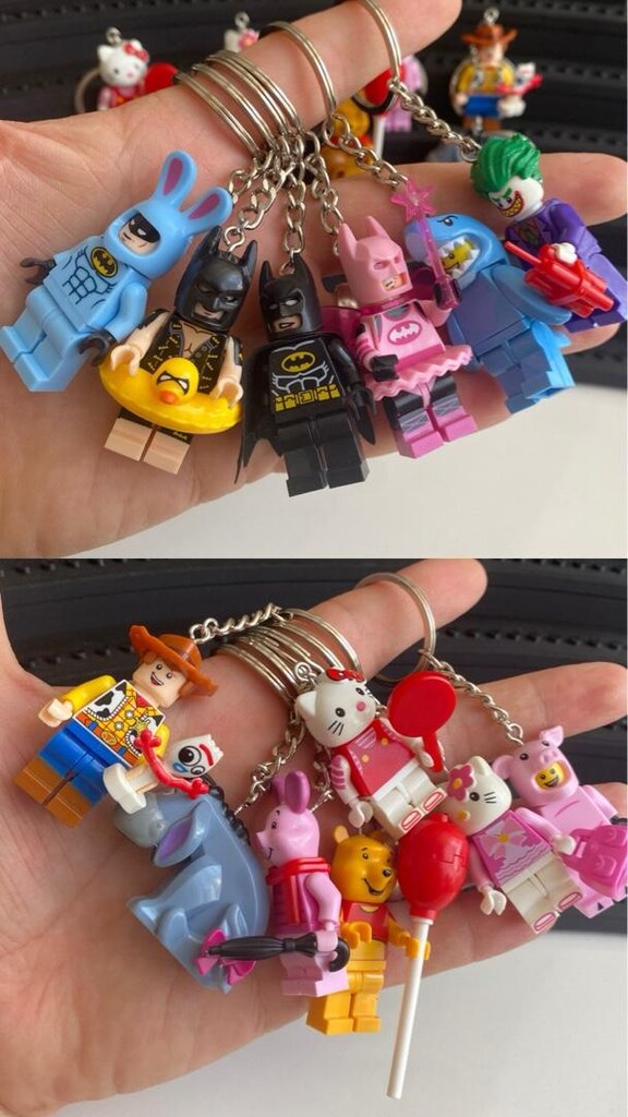 Lego Hello Kitty, Woody, Shark Suit Guy Anahtarlık - 14