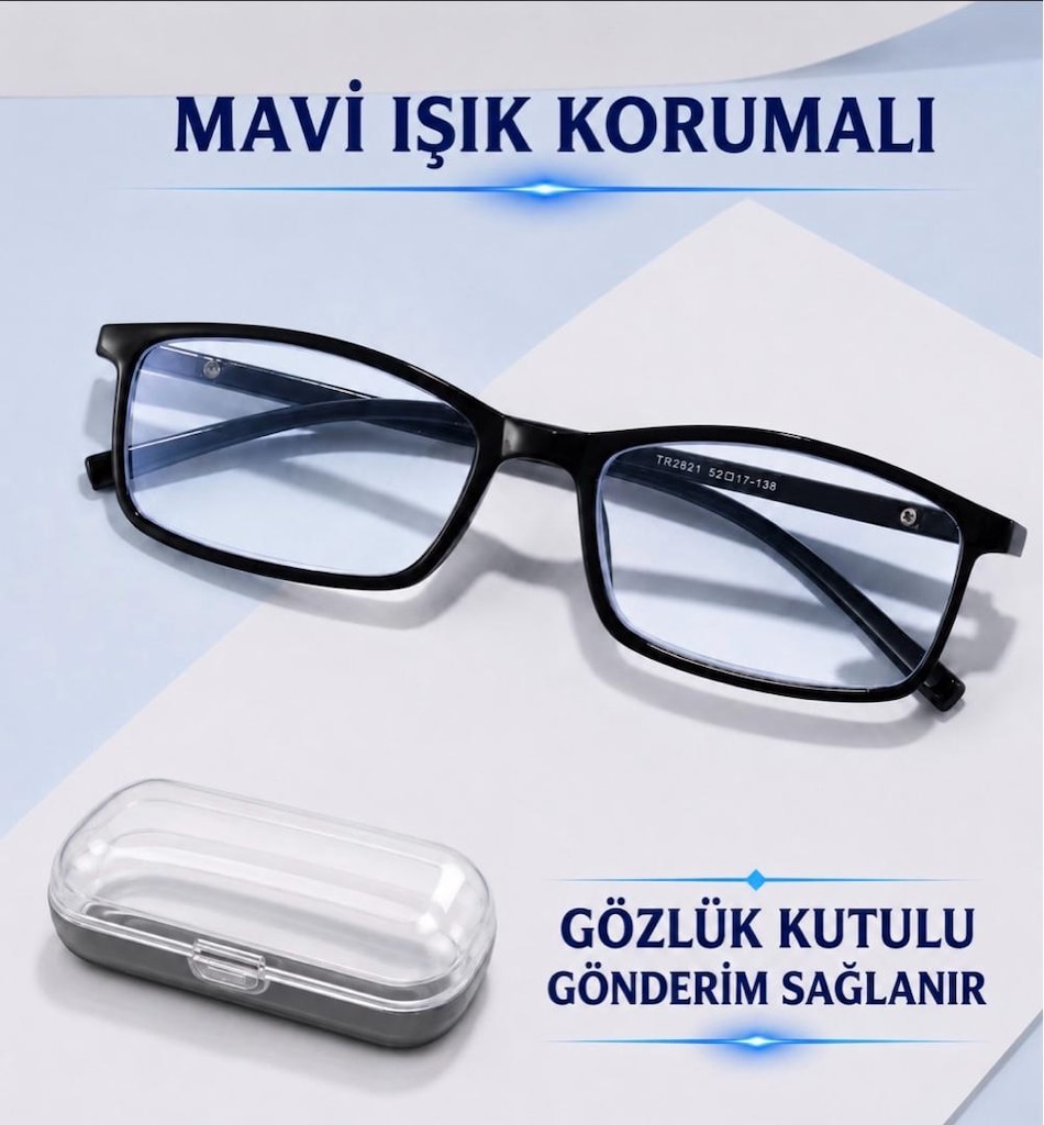 +2 Numara Marjinal Erkek Okuma Gözlüğü - 11