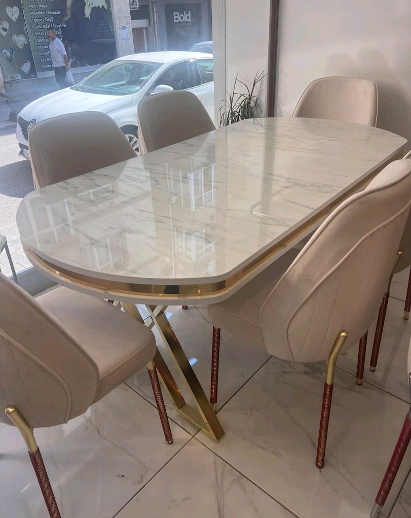 Bohem masa sandalye takımı sıfır mdf - 3