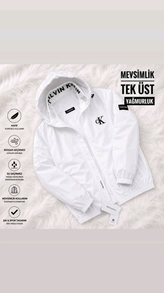 Calvin Klein (CK) Rüzgarlık / Yağmurluk Mont - - 3