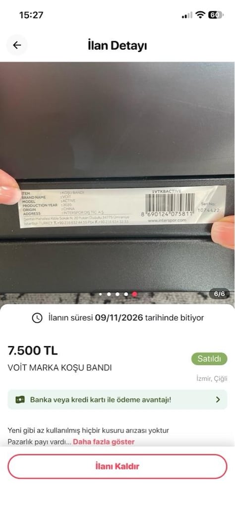 Voit mark koşu bandı - 3