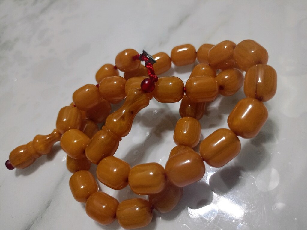 sıkma kehribar tesbih son fiyat 350 - 2